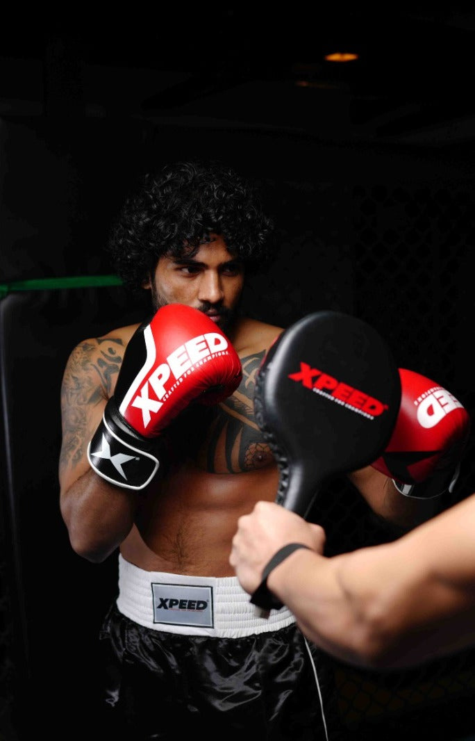 Xpeed boxing gloves combo pack with 15% off discount offer
