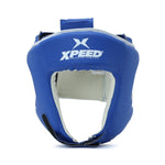 Xpeed XP104 training headguard with padded straps and breathable design for boxing and martial arts protective gear.