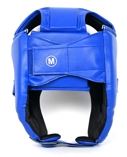 Xpeed XP1815 Karate headguard from the Karate Range, black protective headgear with padding and adjustable straps.