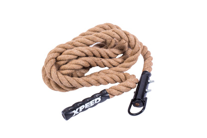 XPEED XP1222 Pully Jump Rope - 15FT Thick Jute Climbing and Strength Training Rope