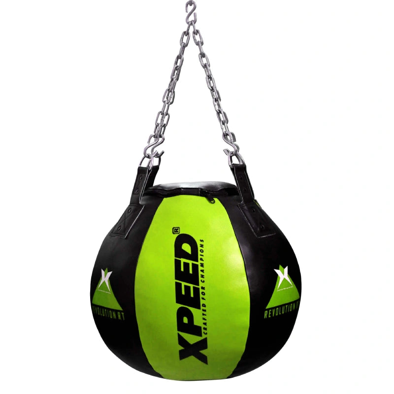 Heavy-duty XP212 Wrecking Punch Bag by Xpeed, made of durable PU material, designed for intense boxing training.