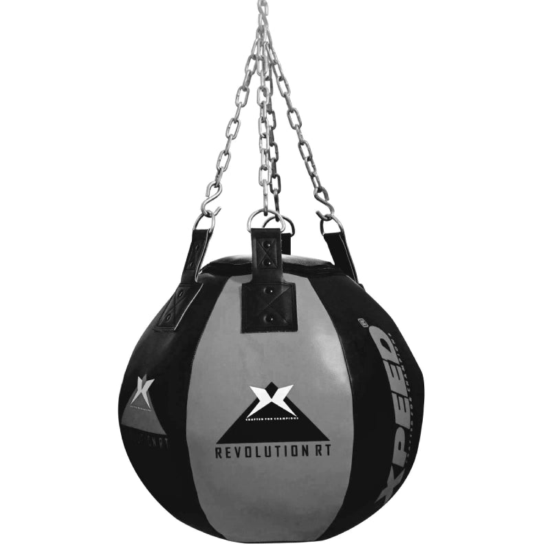 Heavy-duty XP212 Wrecking Punch Bag by Xpeed, made of durable PU material, hanging for boxing or martial arts training.