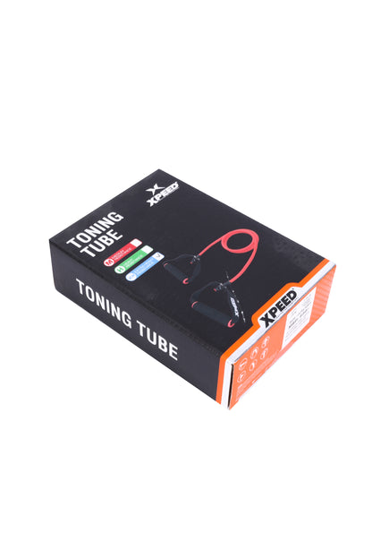 XPEED XP912 Toning Tube - Natural Rubber Resistance Tube with Handles