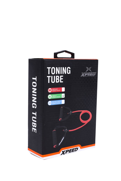 XPEED XP912 Toning Tube - Natural Rubber Resistance Tube with Handles