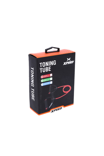 XPEED XP912 Toning Tube - Natural Rubber Resistance Tube with Handles