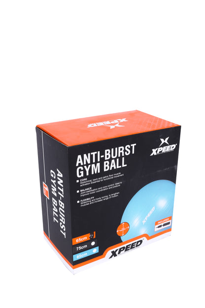 XPEED XP1206 Gym Ball - Anti-Burst Exercise Ball for Yoga, Pilates and Core Training