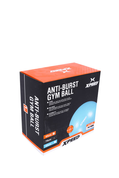 XPEED XP1206 Gym Ball - Anti-Burst Exercise Ball for Yoga, Pilates and Core Training