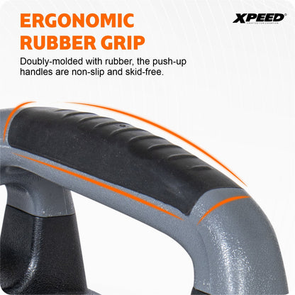 XPEED XP1232 Push Up Bar - Ergonomic PU Handles for Strength Training
