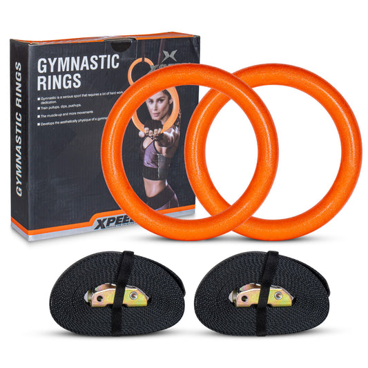 XPEED XP917 Gymnastic Ring - Wooden CrossFit Strength Training Rings
