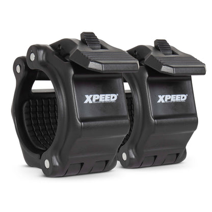 XPEED XP2413 Olympic Barbell Collar Clamp for 50mm Rod - Black