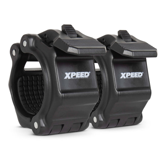 XPEED XP2413 Olympic Barbell Collar Clamp for 50mm Rod - Black