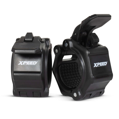 XPEED XP2413 Olympic Barbell Collar Clamp for 50mm Rod - Black