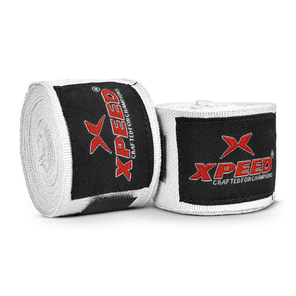Xpeed XP107 Elastic/Nylon Handwraps – Essential Wrist & Knuckle Protection for Combat Sports