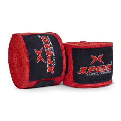 Xpeed XP107 Elastic/Nylon Handwraps – Essential Wrist & Knuckle Protection for Combat Sports