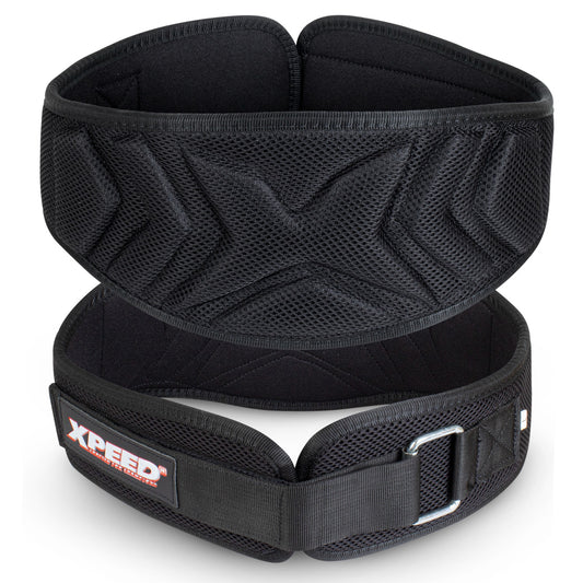 XPEED XP1007 Gym Nylon Padded Lifting Belt 6 Inch Neoprene Velcro Closure for Weightlifting & Gym Training