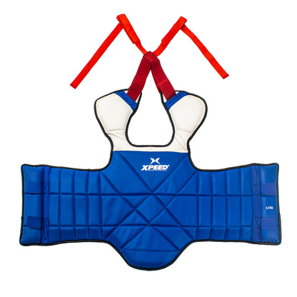 XPEED Taekwondo Chest Guard XP2006 - Reversible High Quality PU Elastic Protector
