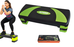 XPEED XP1201 Rog Step Aerobic platform for cardio training, durable non-slip aerobic step with textured surface for stability.