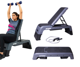 XPEED XP2445 Aerobic Step with adjustable height and multi-angle design for versatile fitness and aerobic workouts.