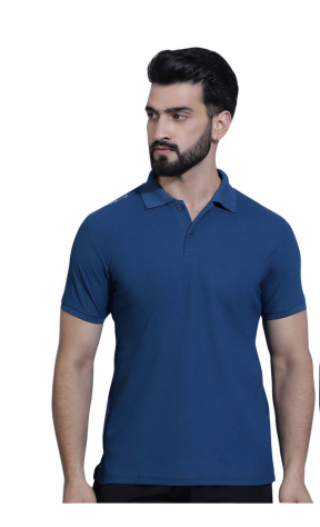 XPEED XP736 X-Classic Polo T-Shirt, a sports T-shirt in navy with a collar and short sleeves, featuring the XPEED logo.