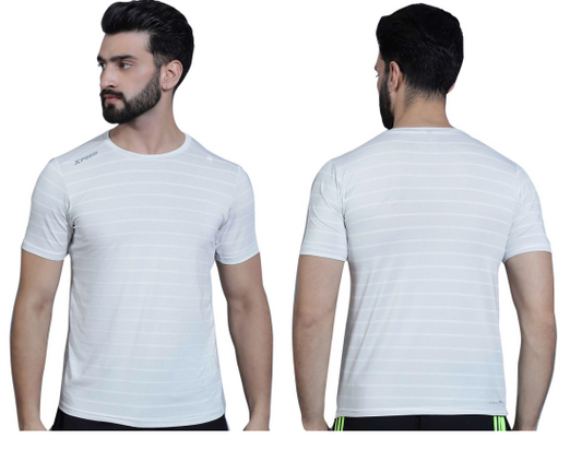 XPEED XP738 X-Lite Fit sports T-shirt, lightweight and breathable, shown in a front view with a fitted design for athletic performance.