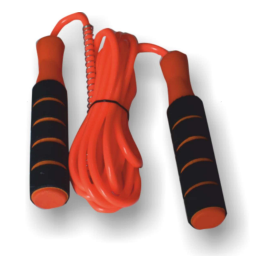 XPEED XP804 nylon speed rope with steel wire and plastic foam grip handles for skipping and cardio workouts.