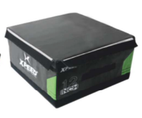 XPEED XP1235 soft plyo box used for strength and plyometric exercises, showing a sturdy, padded wooden box for fitness training.