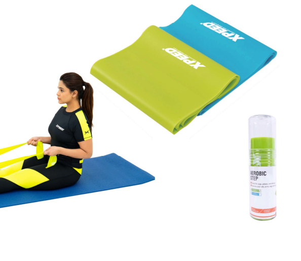 XPEED XP1203 TPE resistance band for strength training, eco-friendly TPE material, durable exercise and resistance workout equipment.