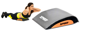 XPEED XP1226 PU Ab Pad for abdominal core training, shown in a workout setting with the padded polyurethane surface visible.
