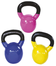 XPEED Vinyl Kettle Bell XP1214 - Cast Iron Vinyl Coated Kettlebell with Non-Slip Handle