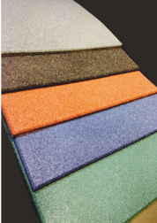 XPEED XP1305 Rubber Tiles for Gym Flooring - 20x20 Inch, Multicolour