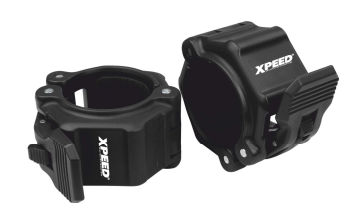 XPEED XP2413 Olympic Barbell Collar Clamp for 50mm Rod - Black