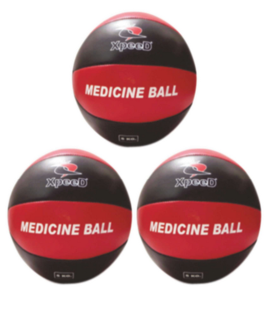 XPEED Leather Medicine Ball High Quality Leather for Coordination Balance & Cardiovascular Training