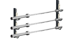 XPEED Barbell Gun Rack Mild Steel Plastic Anti-Rust Powder Coated Wall Mount Barbell Storage