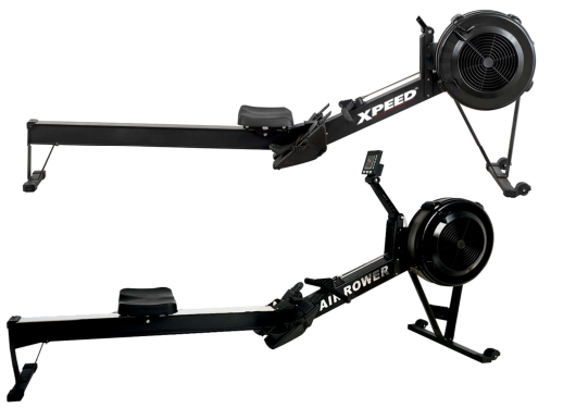 XPEED Rowing Machine Heavy Duty Commercial Air Rower Solid Steel Frame Wind Resistance for Full Body Cardio Training
