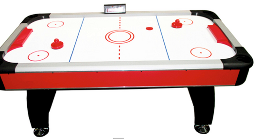 XPEED Air Ice Hockey Table Electronic Scorer MDF Playfield Adjustable Leg Levelers Easy Assembly for Game Room