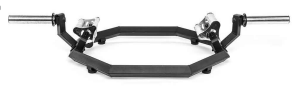 XPEED XP4154 Hex Trap Bar 50x50x2mm - Rotating Handle Olympic Trap Bar