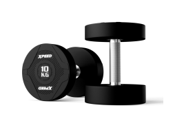 XPEED XP4161 PU Dumbbell Premium Polyurethane Coating Ergonomic Grip Precision-Balanced for Gym Training