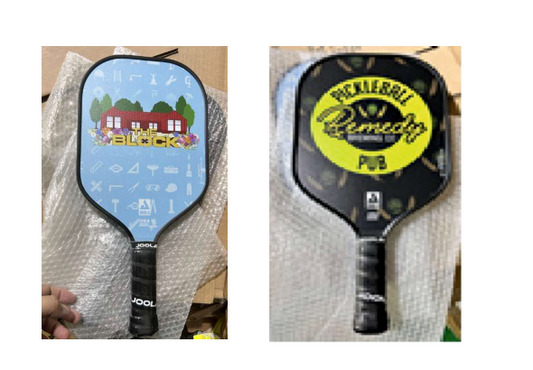 XPEED Carbon Pickleball Paddle XP4167 - 420x182x16mm Carbon Fiber Set with 2 Balls and Bag