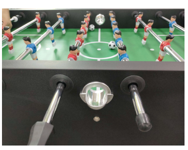 XPEED Soccer Player XP4163 - ABS Foosball Player Rod Set 110x25x35mm