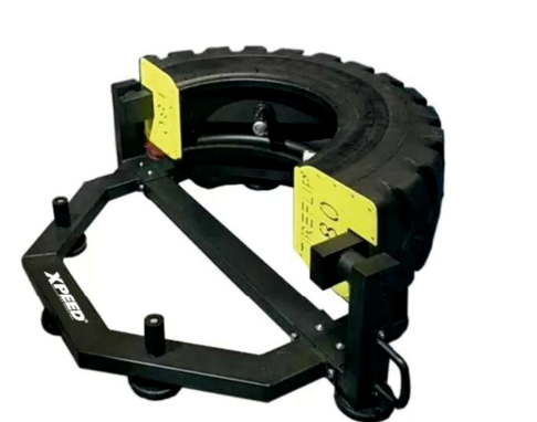 XPEED Functional Training Tyre Rubber Metal Construction Olympic Plate Compatible for Muscle Building & Fat Burn