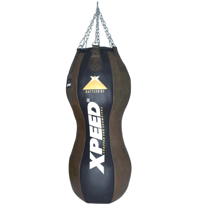 Xpeed XP210 double body punch bag made of leather and PU for boxing and martial arts training.