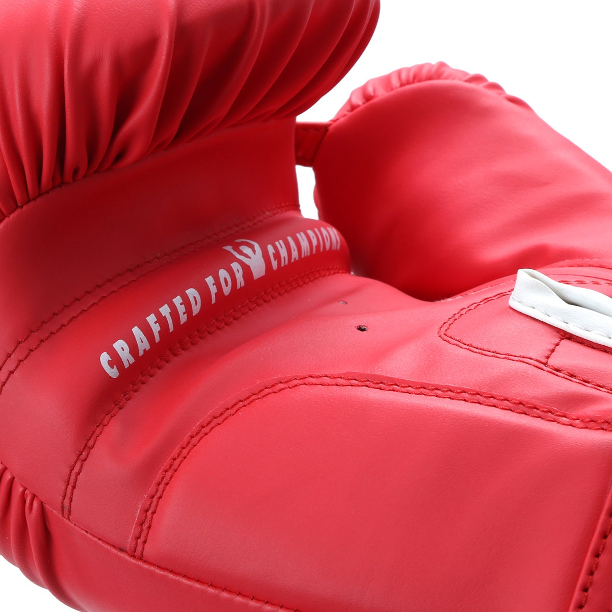 Red XP 102 Xpeed contest boxing gloves made of durable PU leather, designed for competitive boxing training and matches.