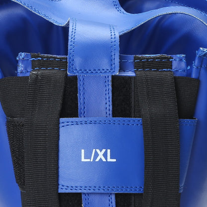 Xpeed XP105 spar headguard for boxing, showing padded protection and adjustable strap for a secure fit.