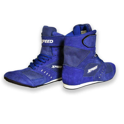 Xpeed XP106 Low-Top Boxing Shoes – Breathable Mesh & Suede Professional Ring Footwear