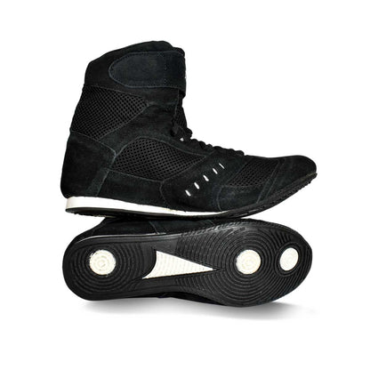 Xpeed XP106 Low-Top Boxing Shoes – Breathable Mesh & Suede Professional Ring Footwear