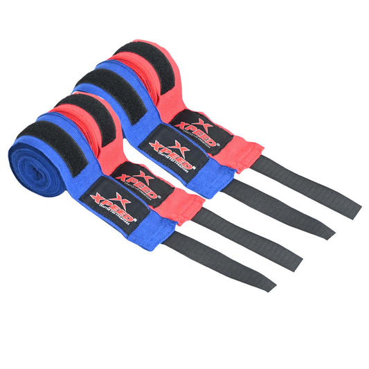 Xpeed XP107 Elastic/Nylon Handwraps – Essential Wrist & Knuckle Protection for Combat Sports