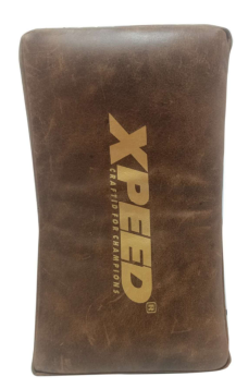 Xpeed XP1605 Irani leather striking training pad, professional striking pad with durable leather surface for martial arts training.
