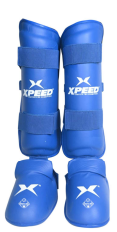 XPEED XP1803 PU Karate Shin Pad - Injection Mould Foam Shin Guard for Karate Training and Competition