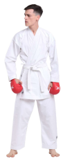 XPEED XP1904 origin lightweight cotton polyester karate gi, traditional karate dress with reinforced stitching and white belt.