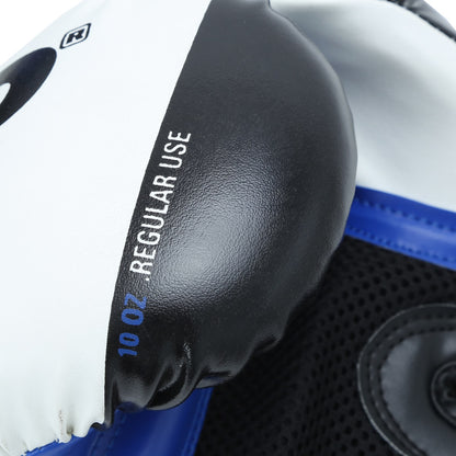 Blue XPEED XP2473 X-Shock boxing glove with padded wrist support and breathable material for training or competition.